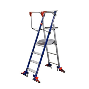 PIRL 4 marches pour rayonnage en aluminium