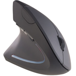 Souris optique ergonomique sans fil pour gauchers 1 600 DPI