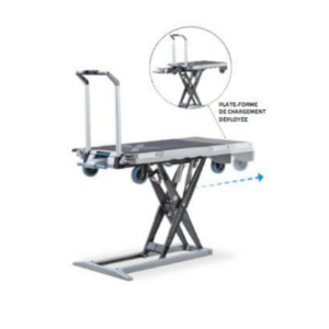 Chariot autochargeable dans véhicule utilitaire XETTO