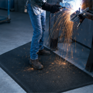 Tapis antifatigue pour poste de soudure : 14 mm