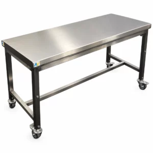 Plan de travail inox réglable en hauteur manuel ou électrique
