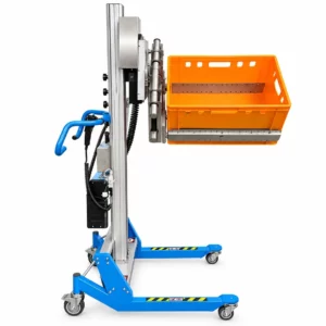 Mini gerbeur basculeur pour bacs de rejet et rebuts industriels
